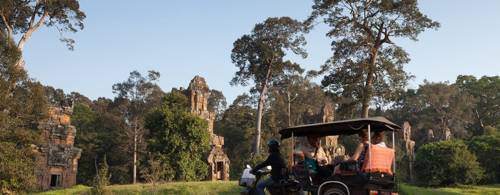 Angkor Wat und Ta Prohm halbtägige private Tour mit dem Tuk Tuk