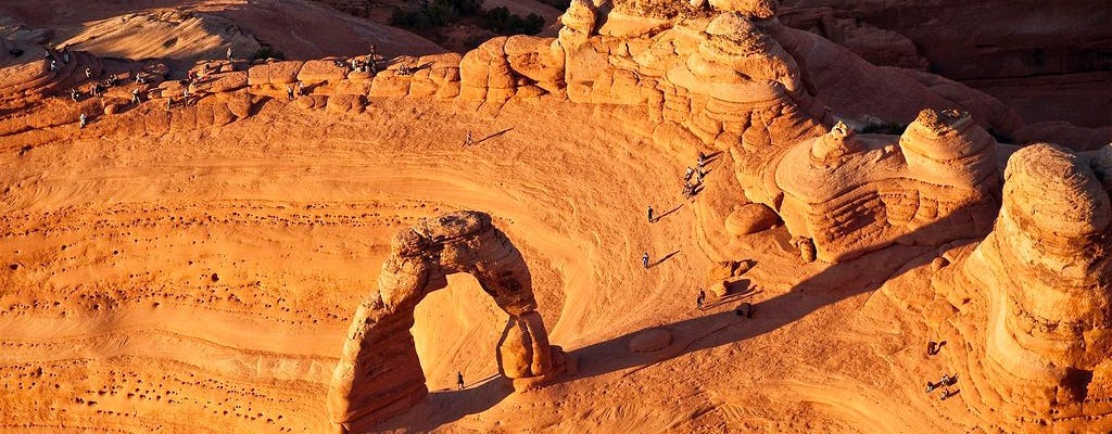 Visite panoramique en avion du parc national des Arches