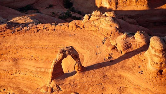 Visite panoramique en avion du parc national des Arches