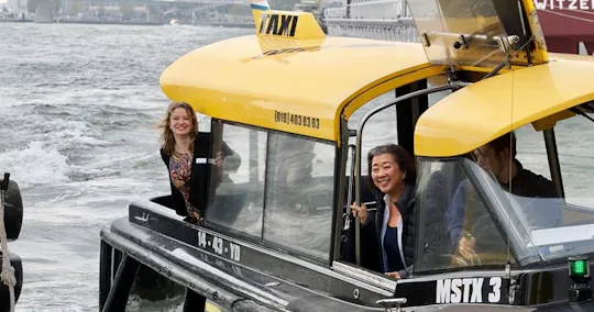 Privé highlight tour van Rotterdam met watertaxi-rit
