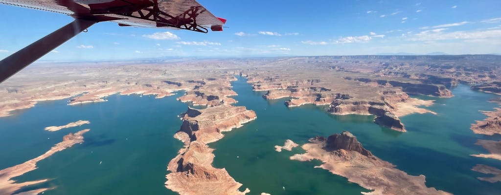 Recorrido panorámico en avión combinado por el lago Powell, Monument Valley y Canyonlands