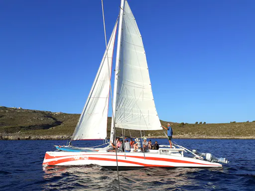 Exclusive Catamaran Cruise from Fornells