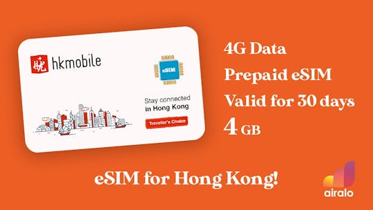 Hongkong 4G eSIM