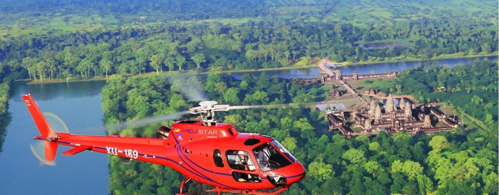 Esperienza di volo in elicottero di 14 minuti del patrimonio mondiale di Angkor