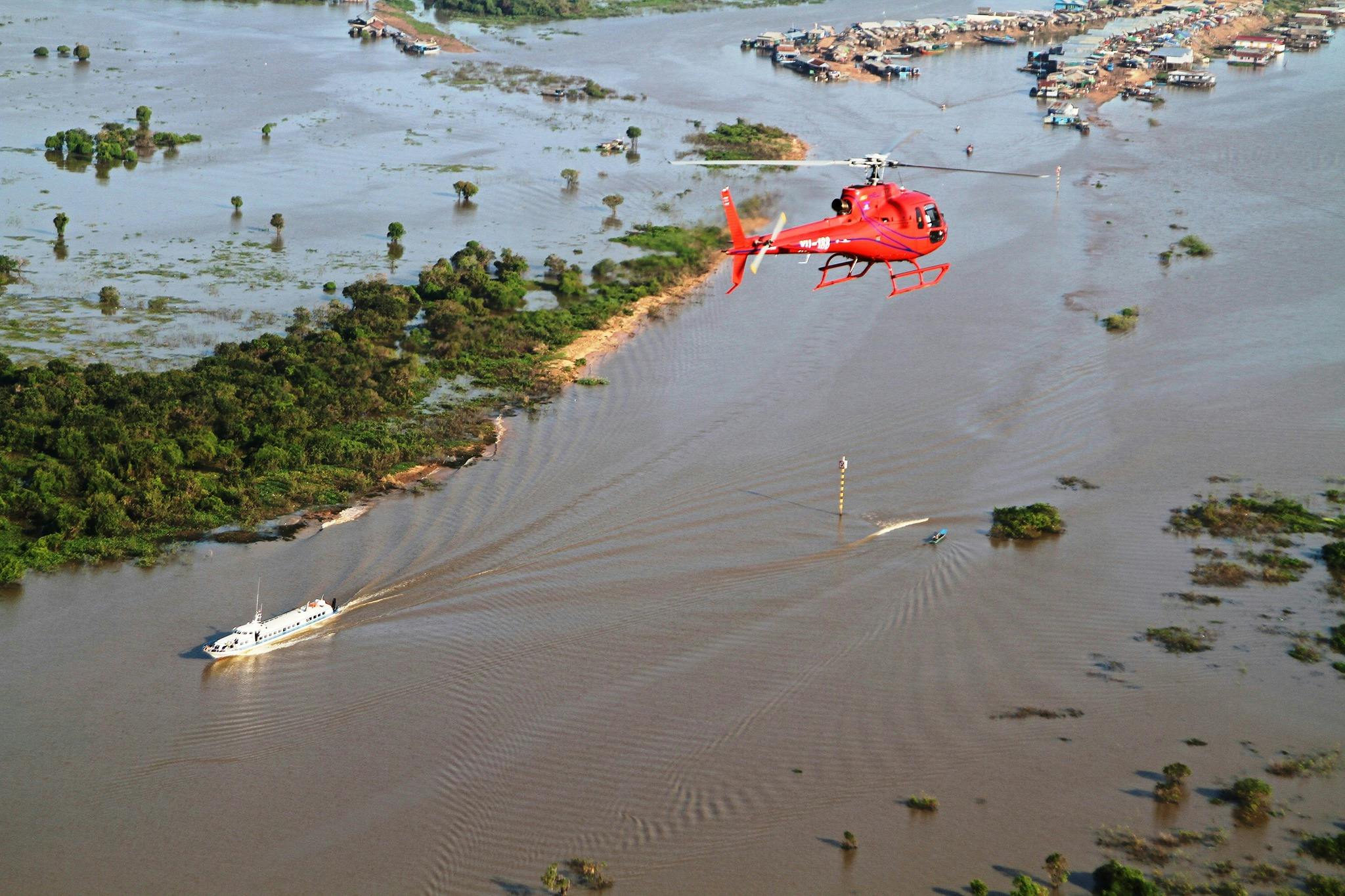 30-minutowy Lot Helikopterem Nad światowym Dziedzictwem Angkor I ...