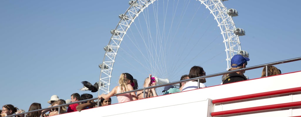 Tootbus Must See Londen: hop on, hop off-bustour met cruise