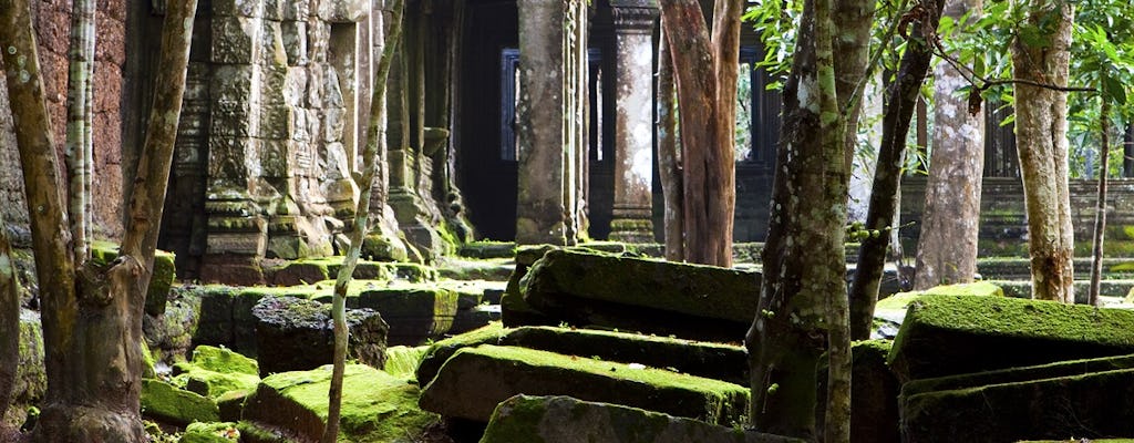 Tour privato di un'intera giornata del tempio di Koh Ker e Beng Mealea da Siem Reap