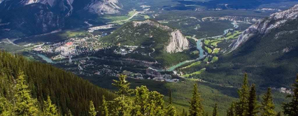 Área de Banff e passeio a pé pelo canyon saindo de Banff