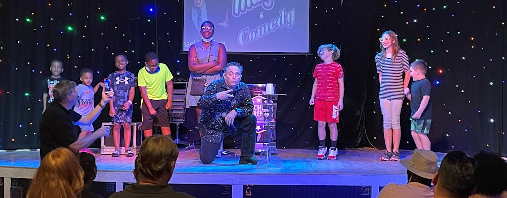 Magic and comedy show starring Michael Bairefoot in Myrtle Beach