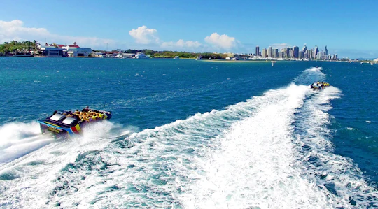 Jet boat and Aquaduck combo