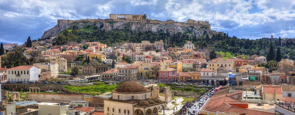 Tour della città di Atene con Cape Sounion per l'intera giornata con pranzo