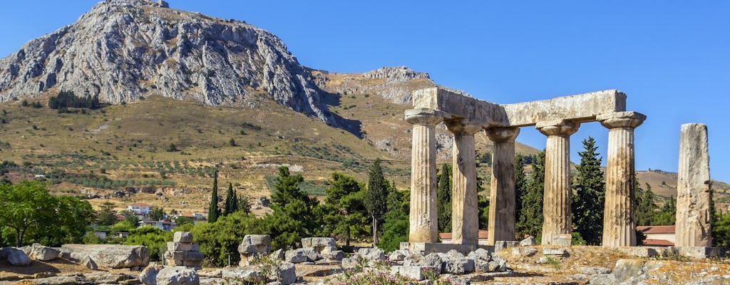 Visite de l'ancienne Corinthe avec dégustation de vin à Némée depuis Athènes