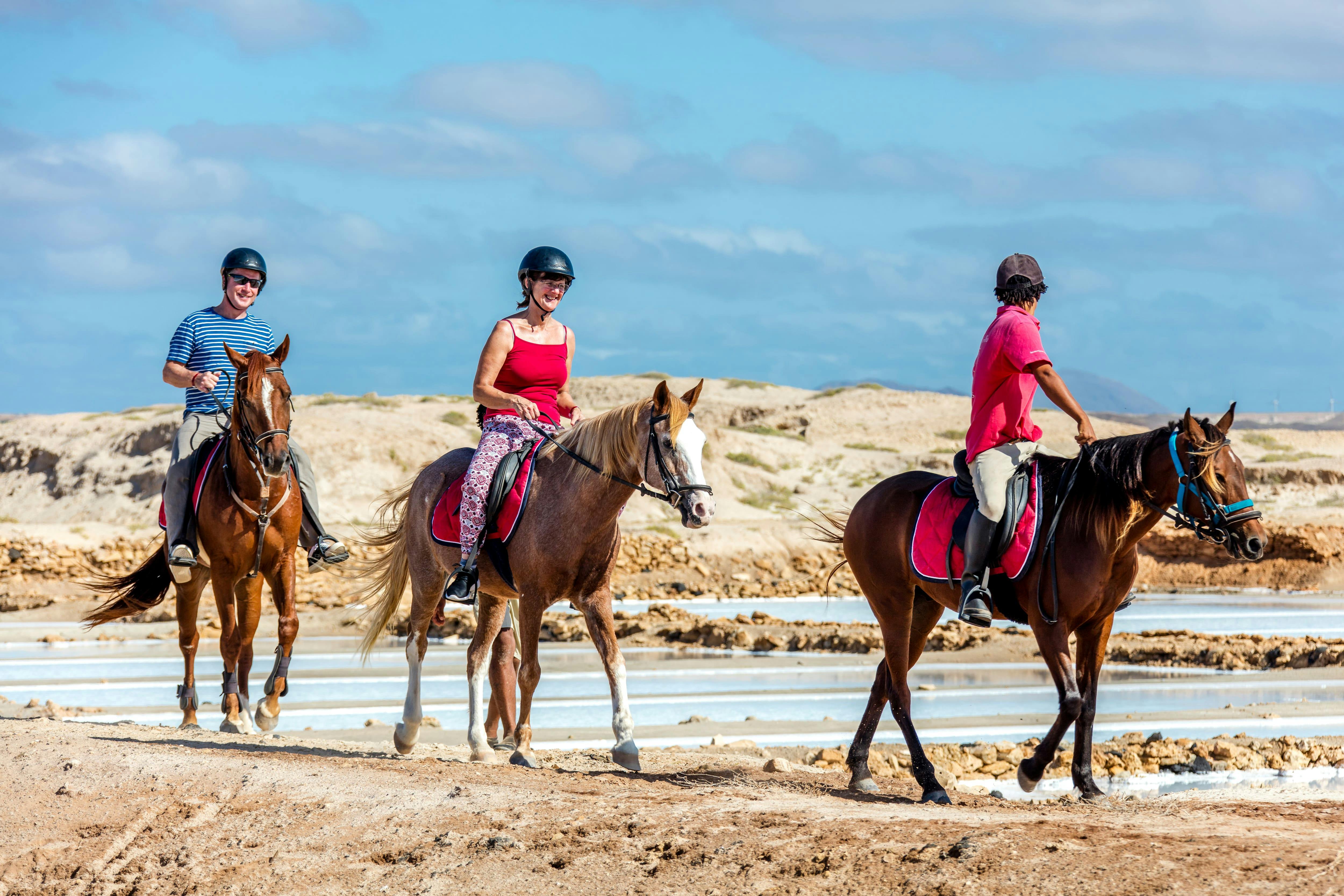 Sal guided horse riding tour