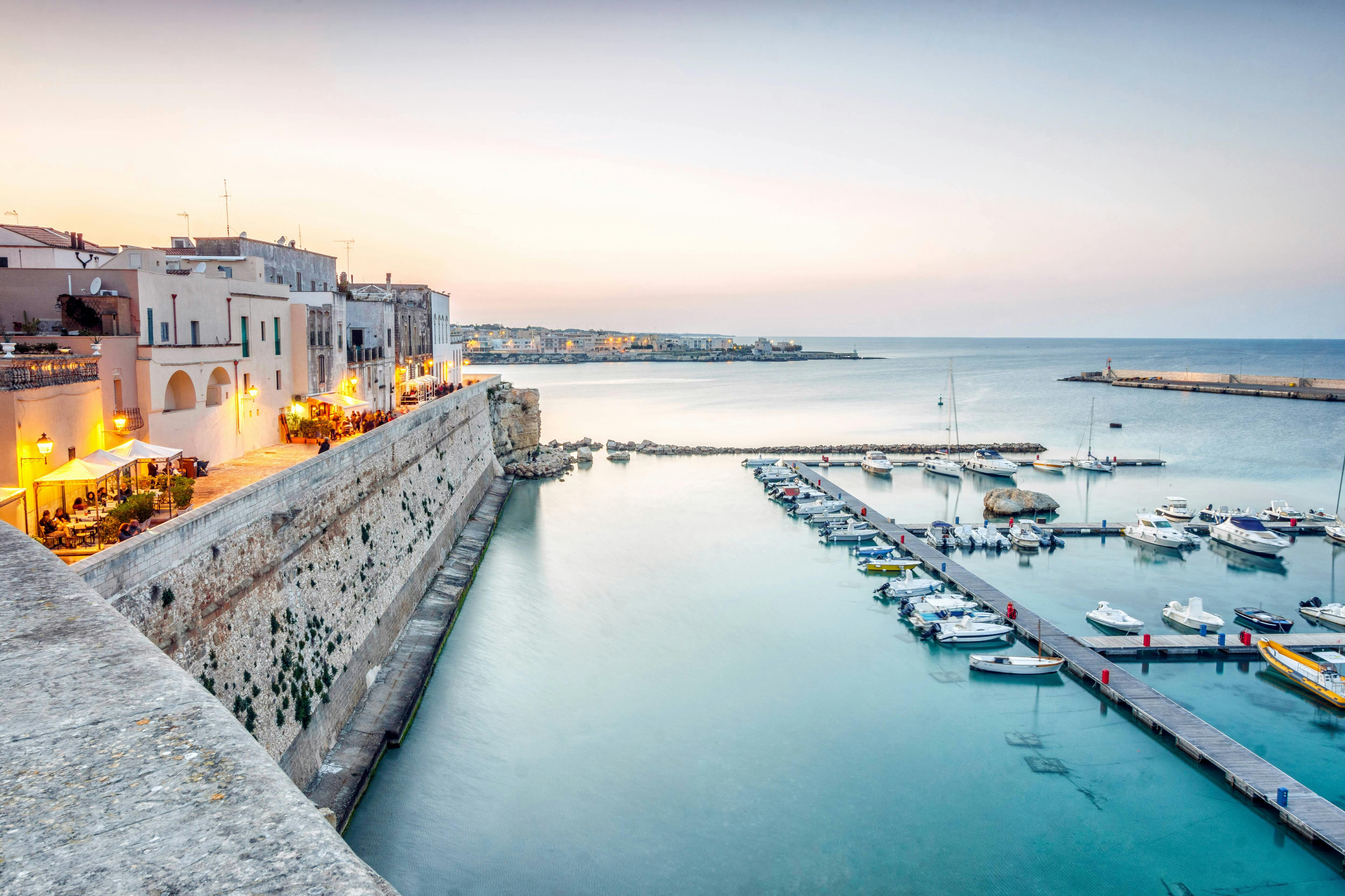 Otranto by Night from Salento Adriatic Coast