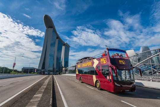 Singapore city sightseeing hop-on-hop-off bus ticket