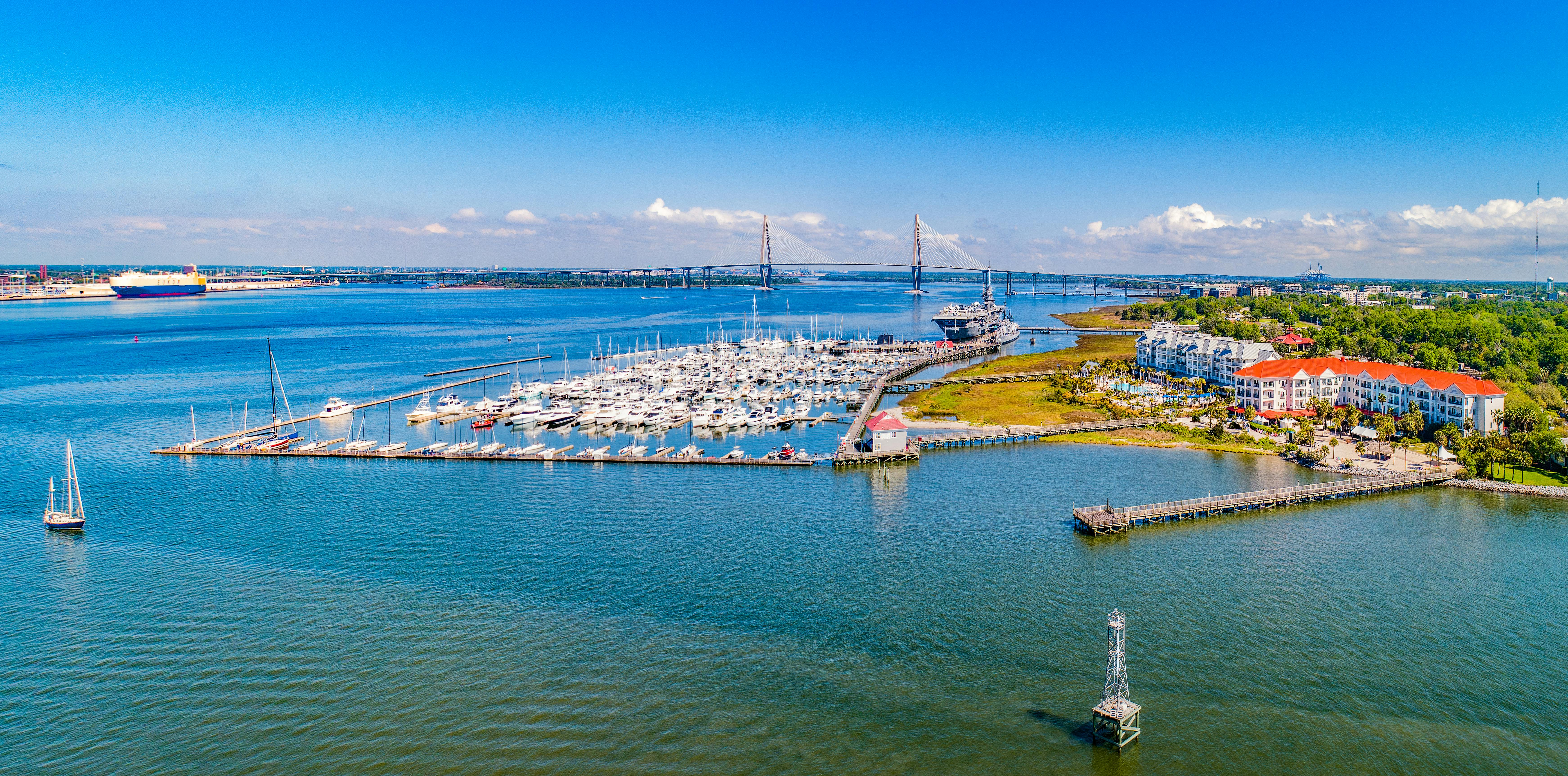 Charleston's historische stadstour en live vertelde Harbour Cruise