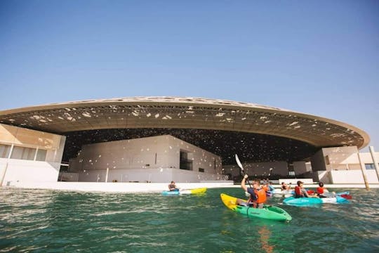 Explore Louvre Museum in a kayak from Abu Dhabi