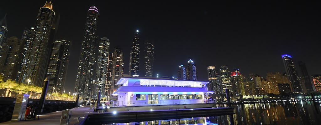 Catamaran dinner cruise in Dubai Marina
