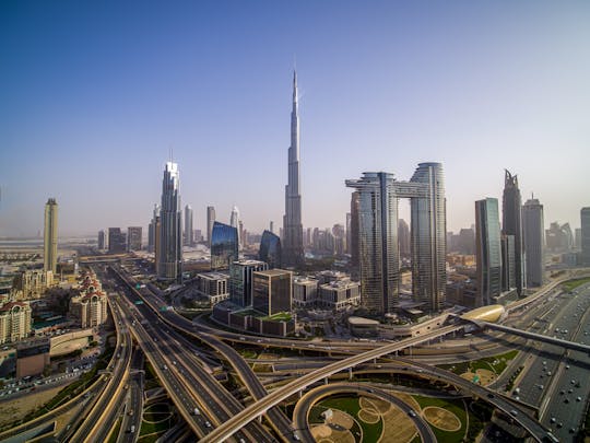 Città di Dubai con tour privato del Burj Khalifa da Ras Al Khaimah