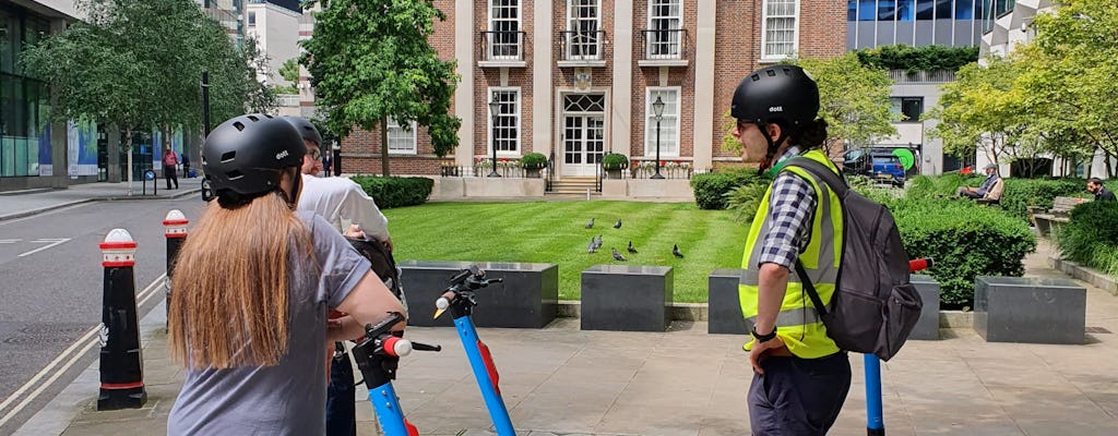 Passeio de scooter eletrônico pela cidade de Londres