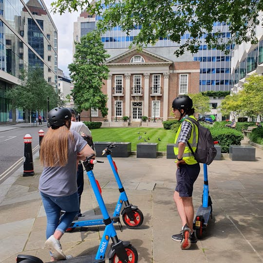 Visite de la ville de Londres en scooter électrique