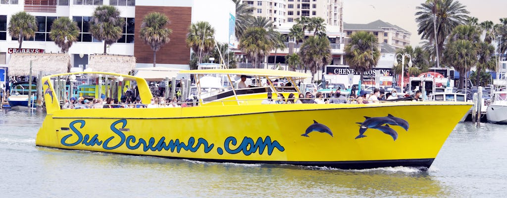 Clearwater Beach speedboat adventure with lunch