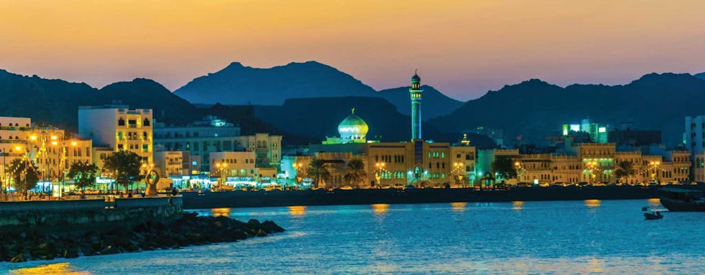 Muscat by night and local dinner
