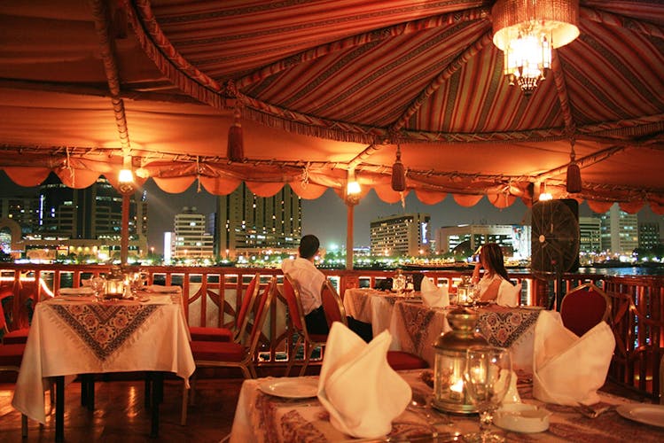 Dubai Creek Evening Dhow Cruise with Dinner