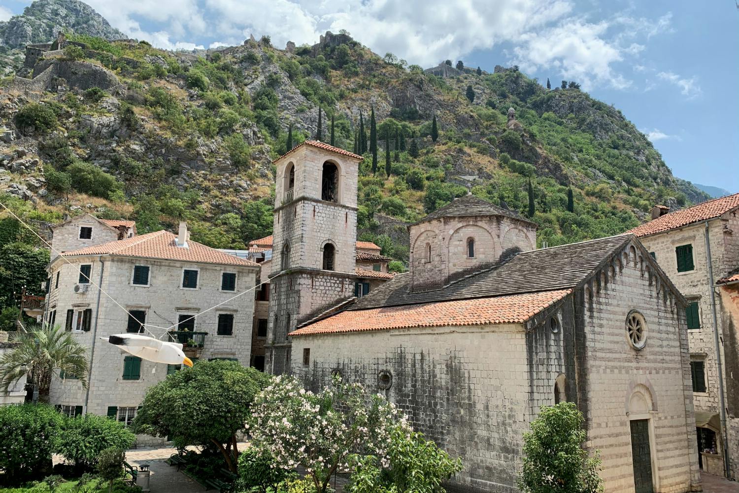 Self guided discovery walk in Kotor  medieval streets of Old Town