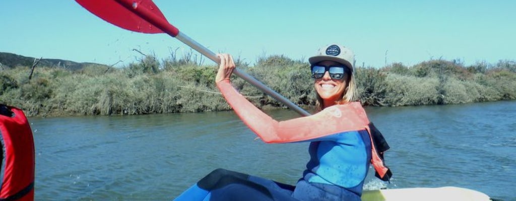 Tour guidato in kayak sul fiume Amoreira da Carrapateira