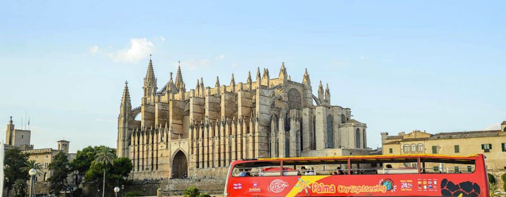 Palma Hop-On Hop-Off-Busticket und Sightseeing-Bootstour