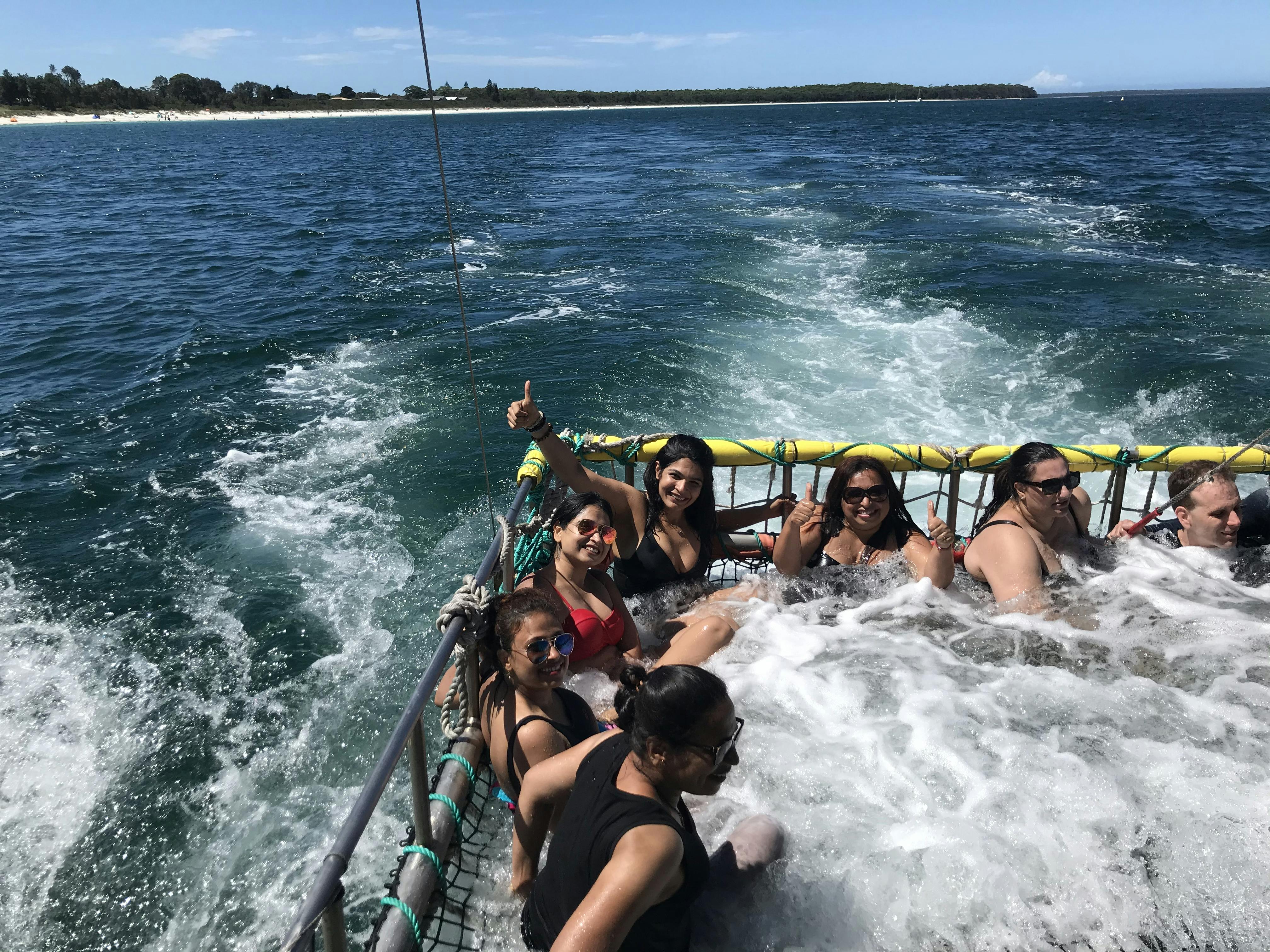 Experiência de verão em Jervis Bay com rede de lança