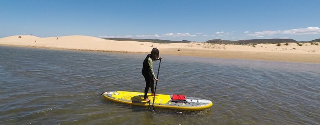 Experimente el río Amoreira en un tour de stand up paddle