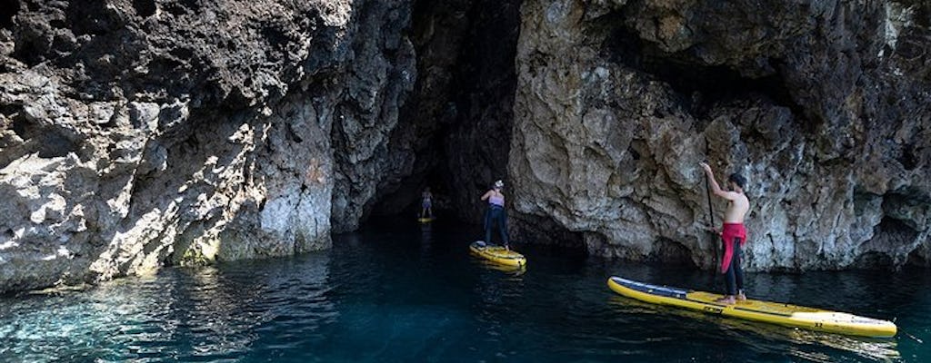 Z przewodnikiem groty i jaskinie Barranco podczas stand up paddle tour