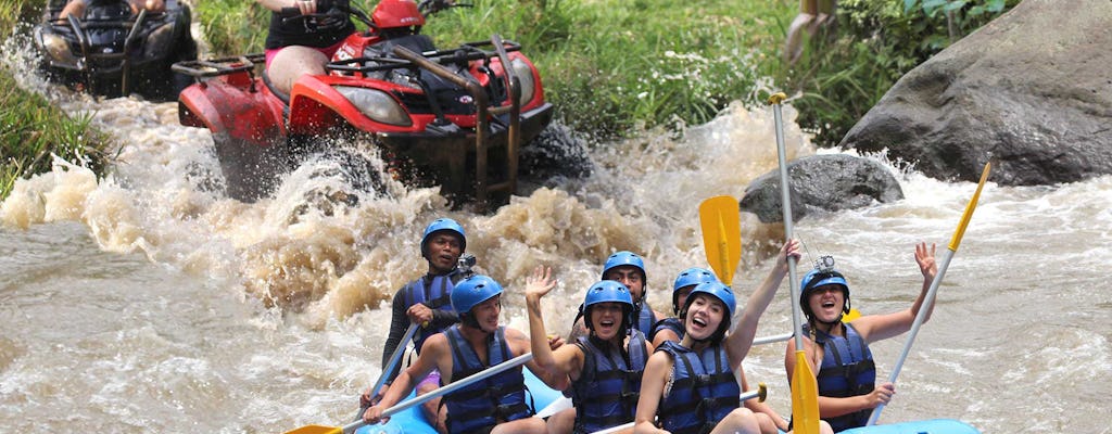 Bali outdoor adventure with quad bikes and rafting