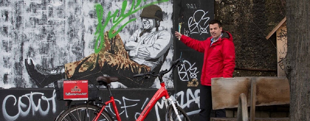 Begeleide fietstocht naar de straatkunst van Keulen in een privégroep
