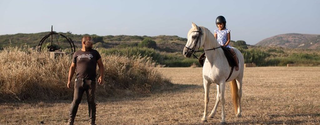 Picadero horse riding for children from Carrapateira