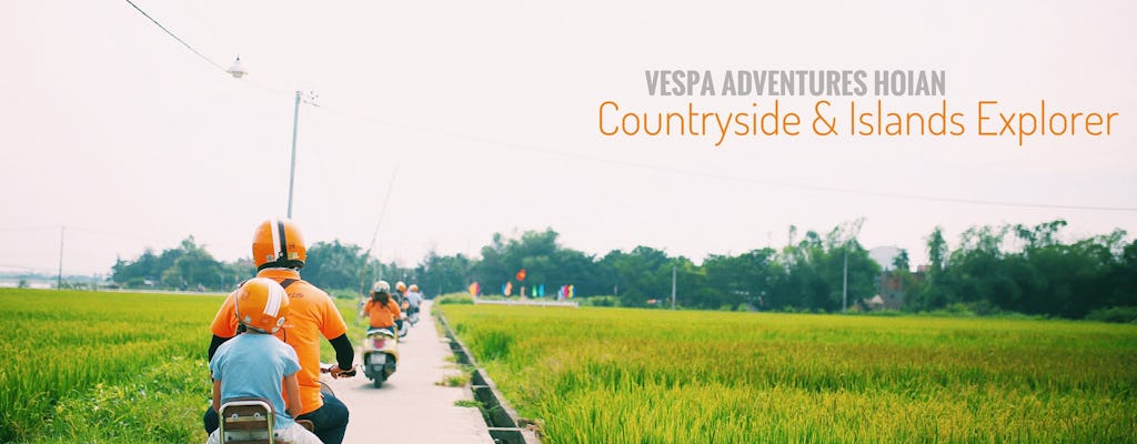 Esperienza di campagna e isola di Hoi An in Vespa