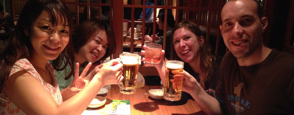 Zweistündiges Erlebnis im lokalen Stil von Izakaya in Tokio