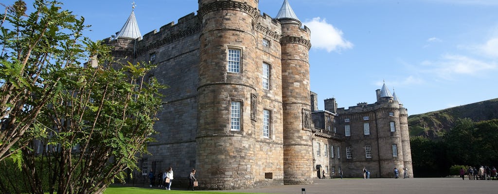 Palace of Holyroodhouse entrance with self-guided tour