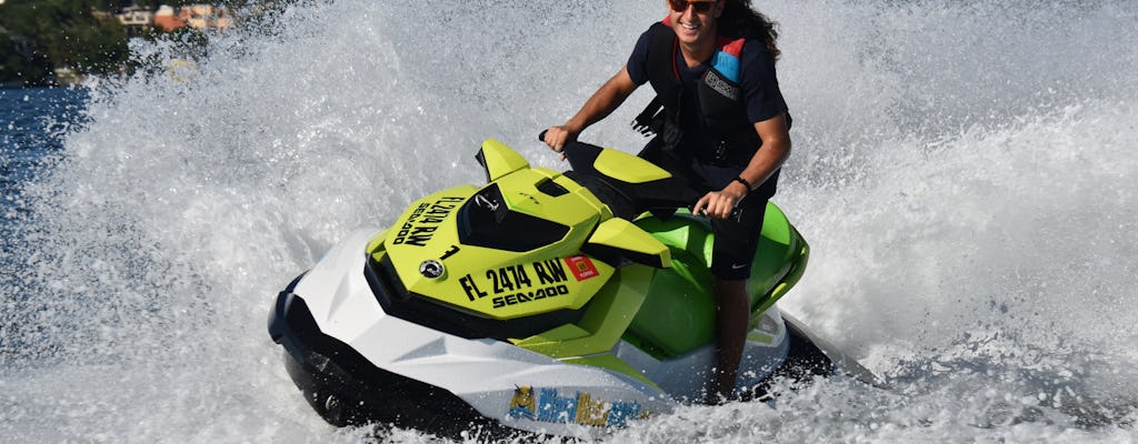 Jet ski ride in Miami
