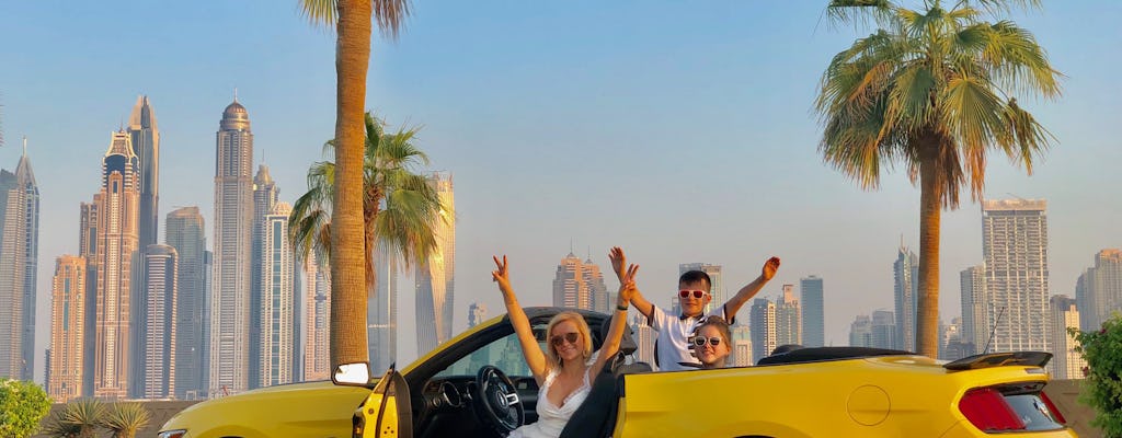 Dubai 3 uur durende privérondleiding door de stad in een cabrio