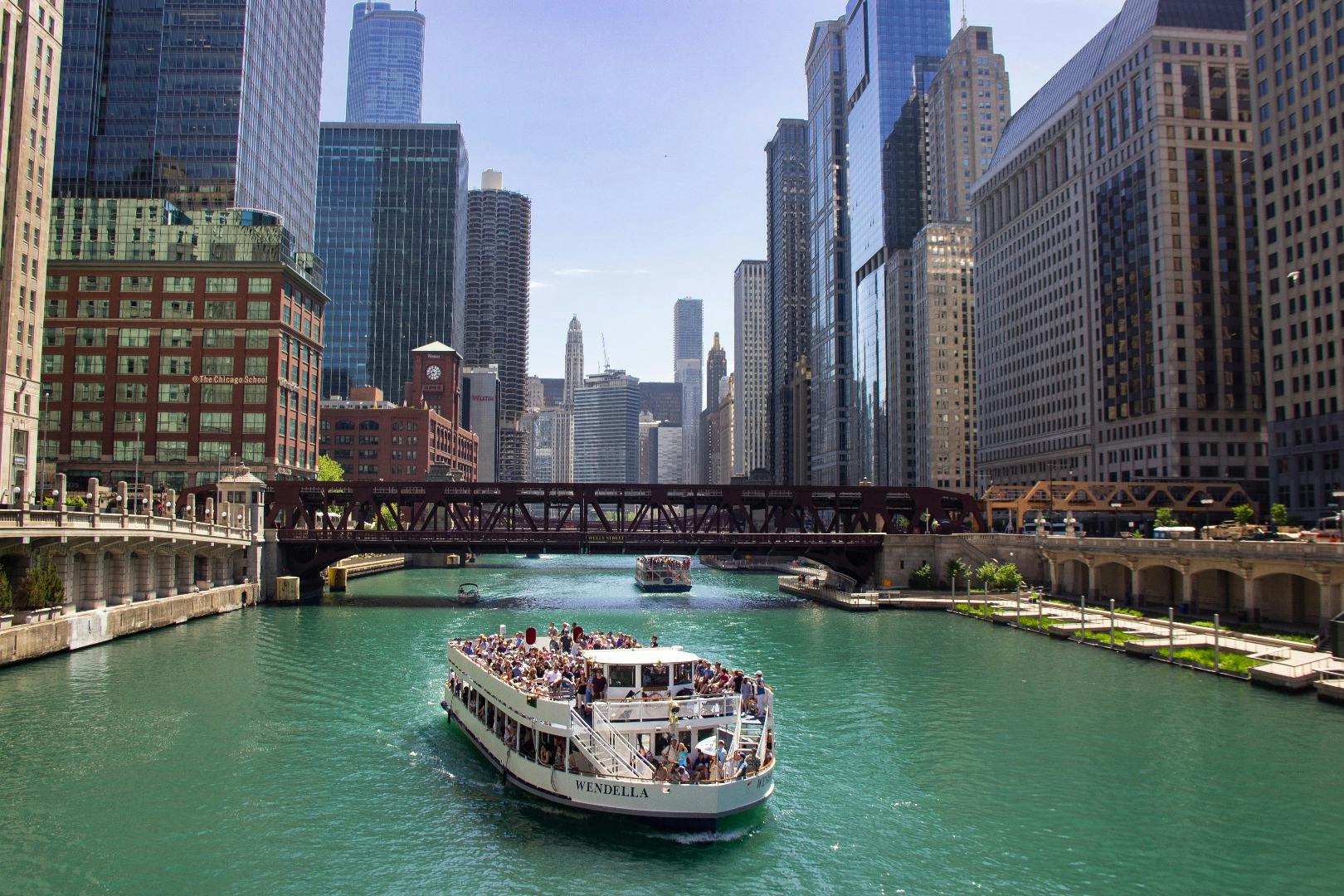 Chicago River 45-minütige Architekturkreuzfahrt