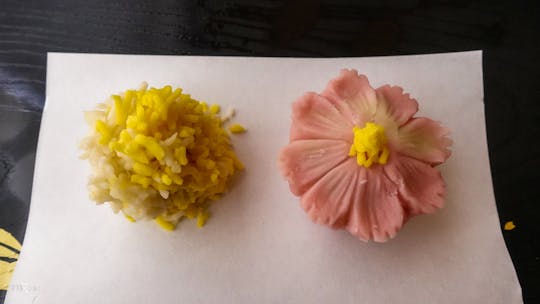 Chá Matcha e aula de culinária de doces japoneses em Kyoto