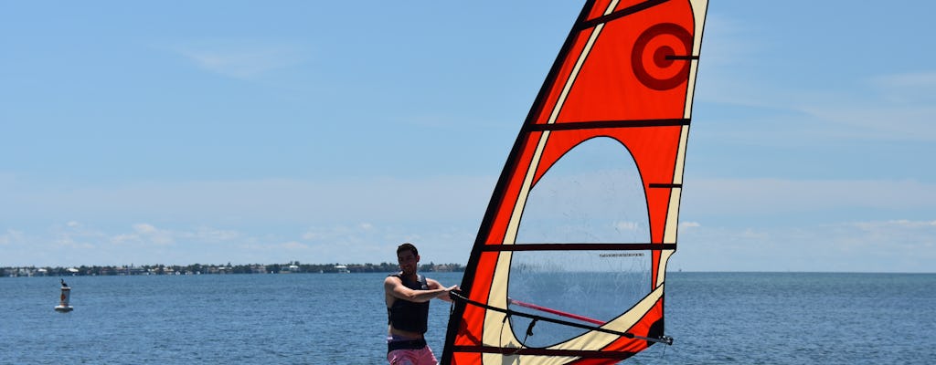 Windsurfing in Miami's Biscayne Bay