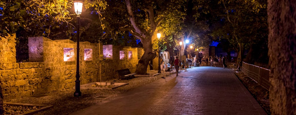 Rhodos-Stadt bei Nacht Transfer