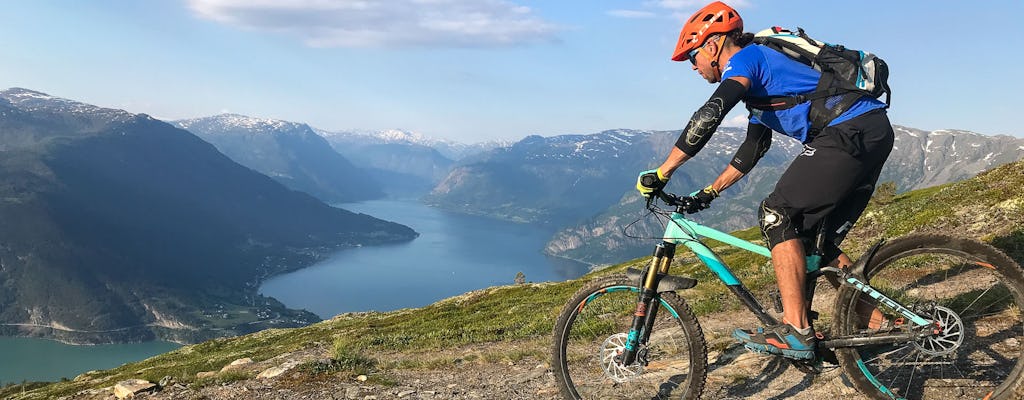 Tour in mountain bike dalla montagna di Voss al fiordo