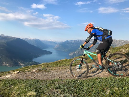 Voss mountain to fjord mountain bike tour