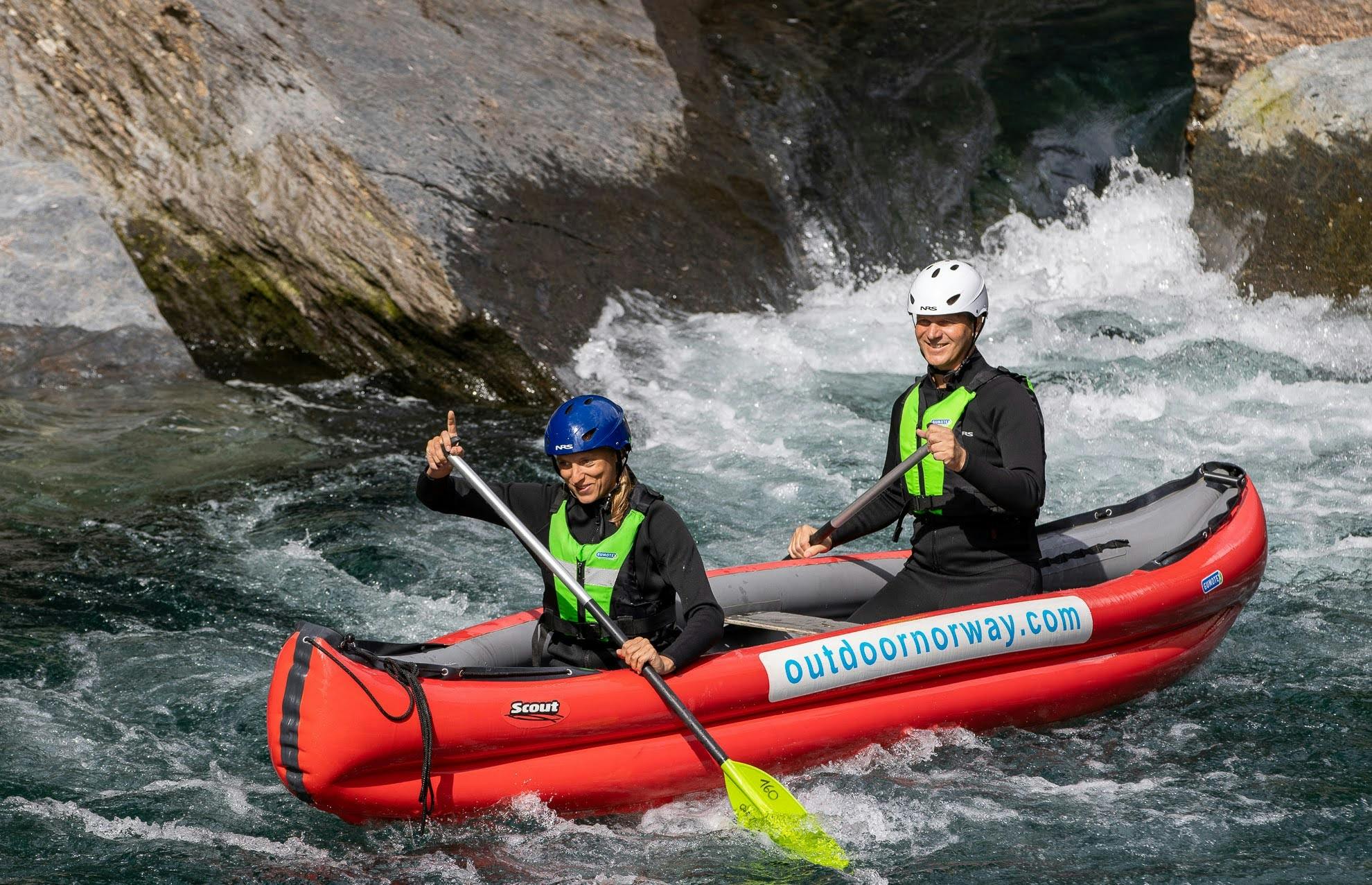 Voss SUP river canoe mountainbike and sea kayak combo tour Norway