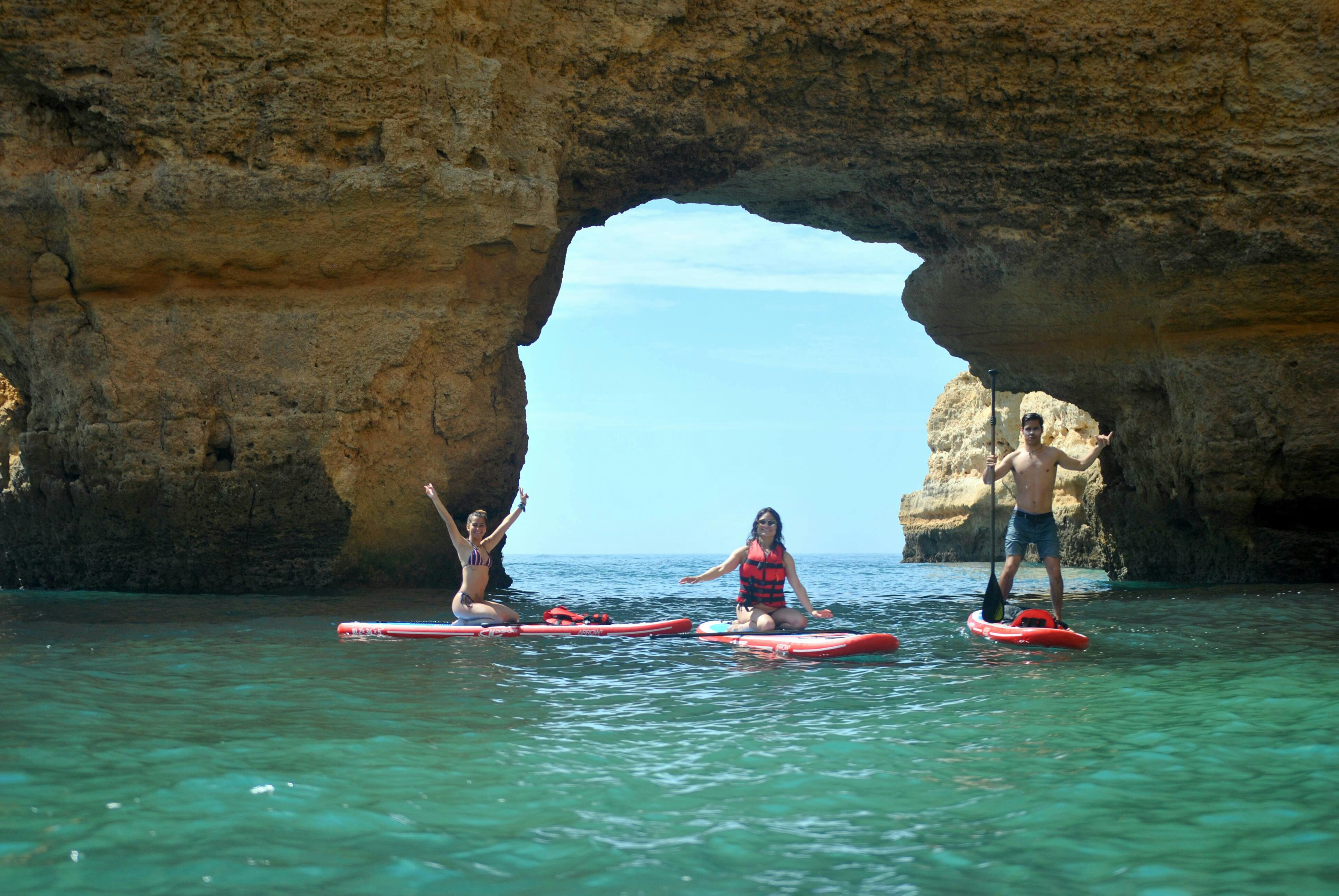 Benagil Caves and Cliffs by Stand Up Paddle